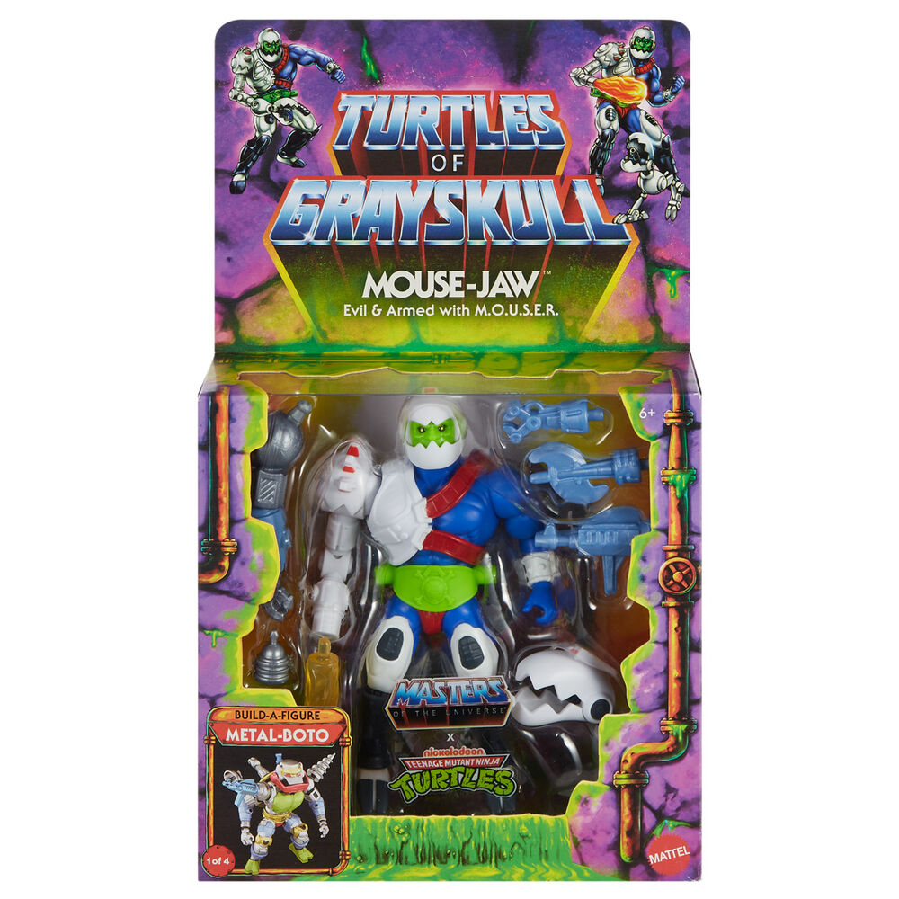 Figura Mouse-Jaw Turtles of Grayskull Masters of the Universe 14cm   MATTEL
