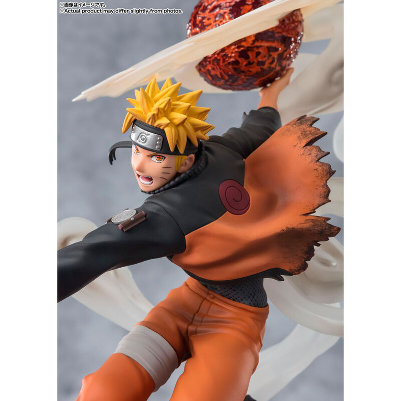 Figura Naruto Uzumaki Sage Lava Release Rasenshuriken Naruto Shippuden   TAMASHII NATIONS