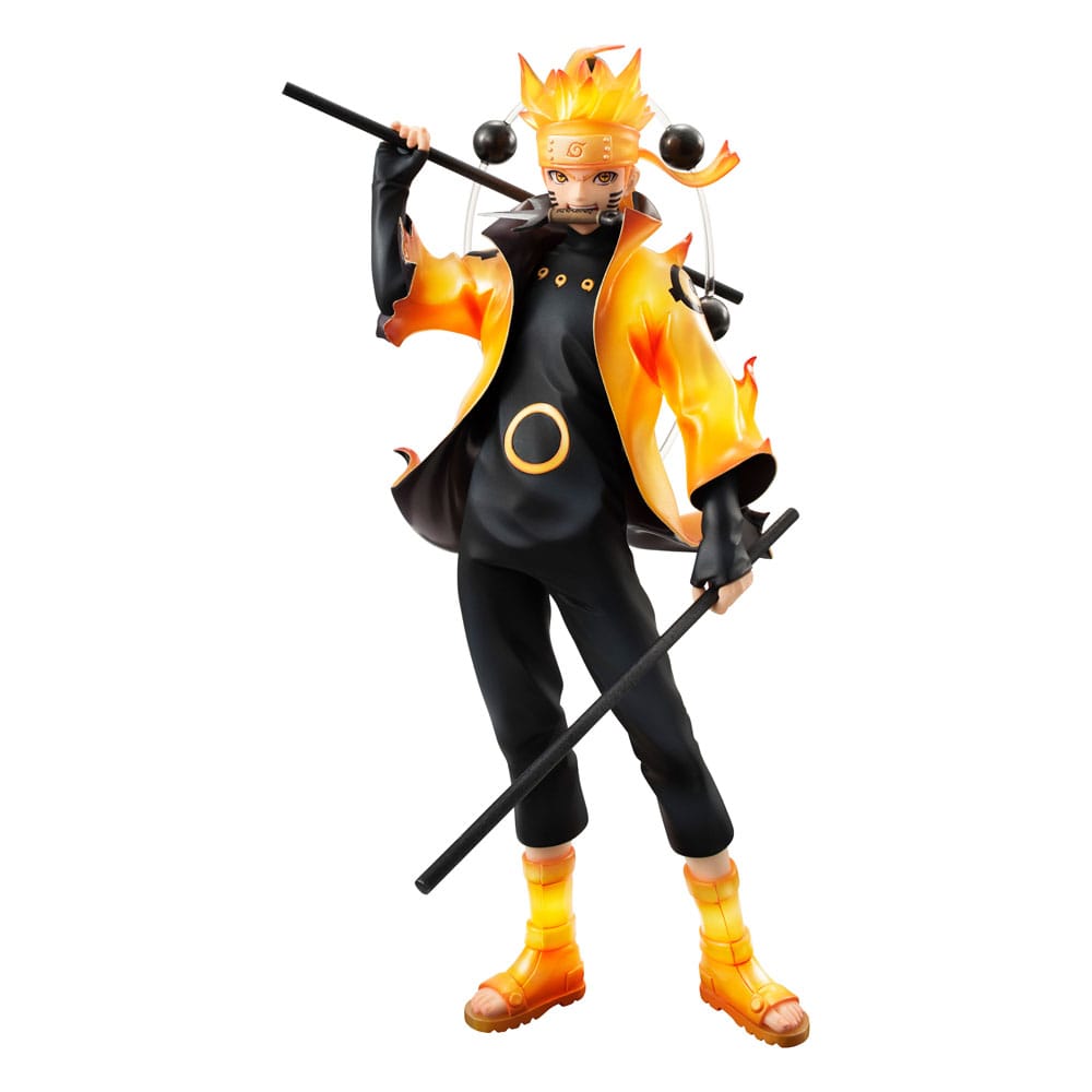 Figura Naruto Uzumaki Serie G.E.M. Six Paths Sage Mode 15th Anniversary 22cm   Megahouse