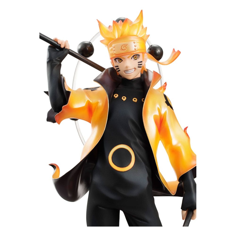Figura Naruto Uzumaki Serie G.E.M. Six Paths Sage Mode 15th Anniversary 22cm   Megahouse