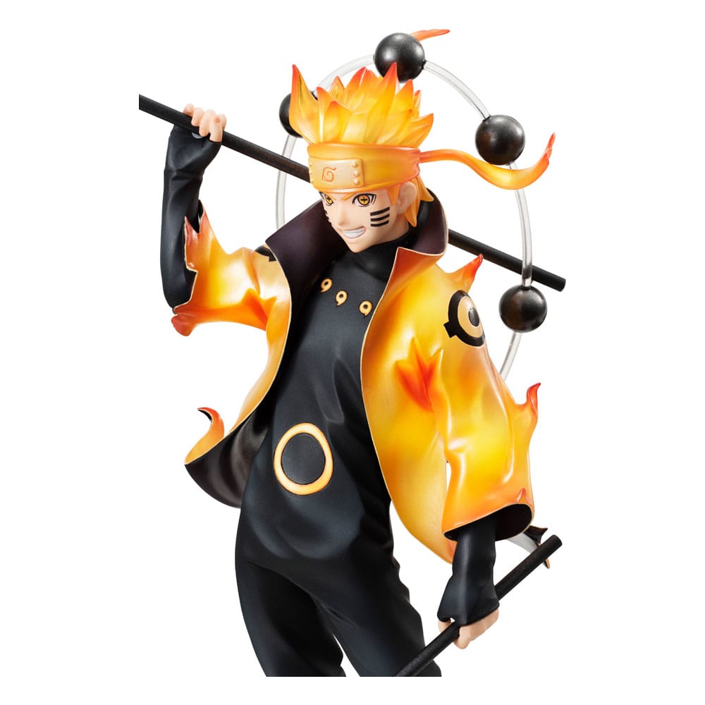 Figura Naruto Uzumaki Serie G.E.M. Six Paths Sage Mode 15th Anniversary 22cm   Megahouse