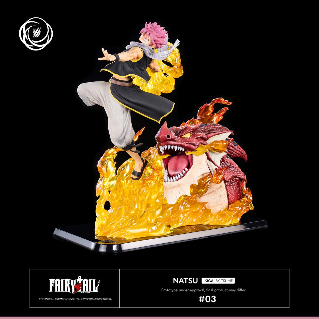 Figura Natsu Fairytail Ikigai Tsume 1/6  