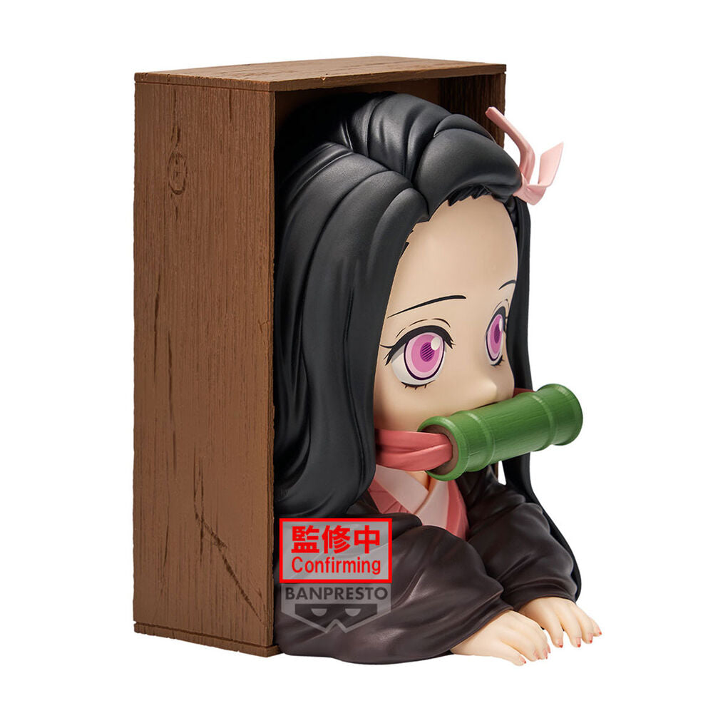 Figura Nezuko Kamado Hyokofig Demon Slayer Kimetsu no Yaiba 16cm   BANPRESTO