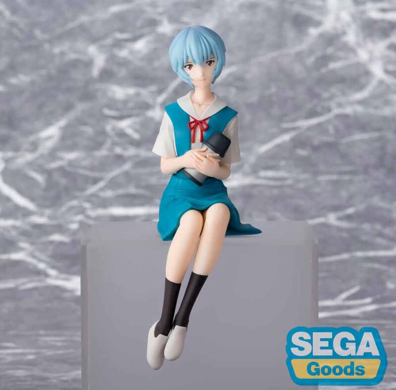 Figura PM Perching Rei Ayanami Rebuild of Evangelion 14Cm