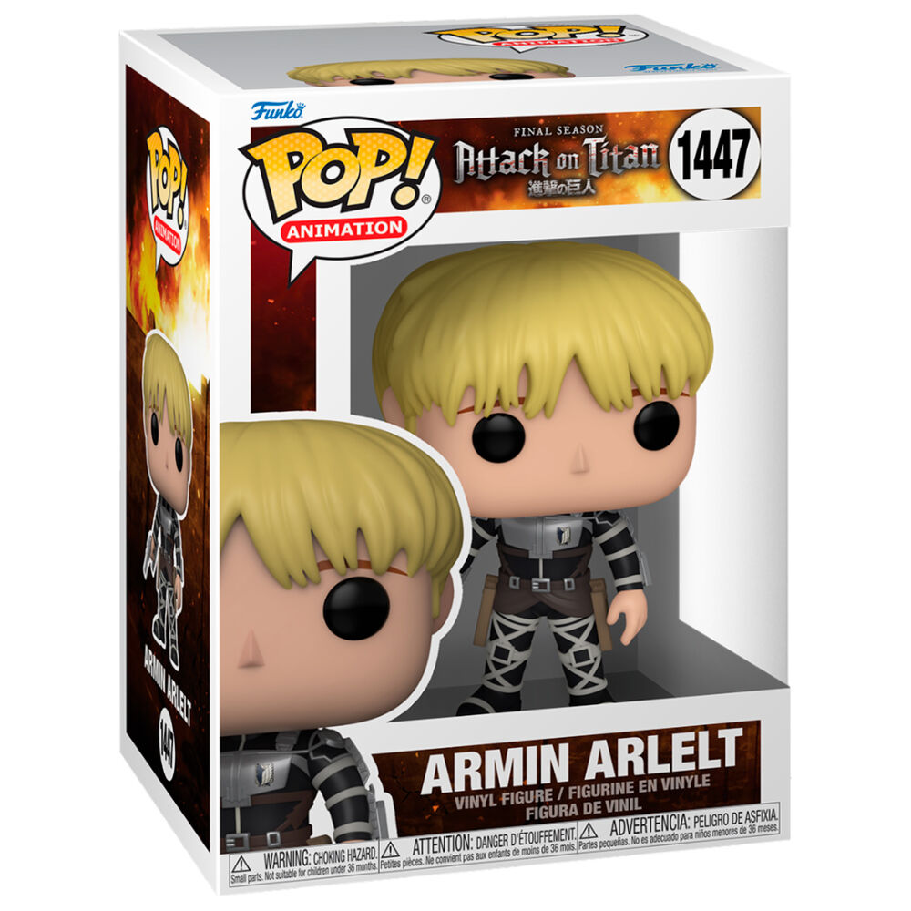 Figura POP Attack on Titan Armin Arlelt + Chase   FUNKO