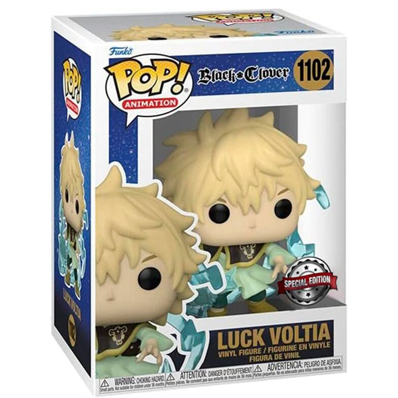 Figura POP Black Clover Luck Voltia Exclusive   FUNKO