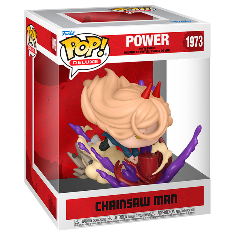 Figura POP Deluxe Chainsaw Man Power with Blood Hammer   FUNKO