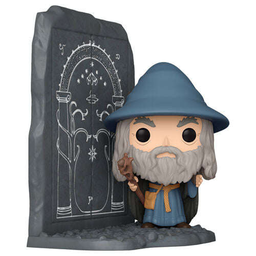 Figura POP Deluxe El Señor de los Anillos Gandalf with Doors of Durin   FUNKO