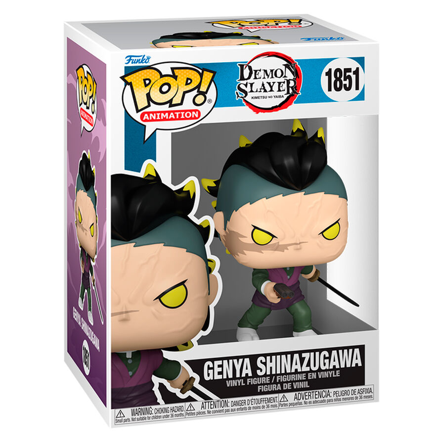Figura POP Demon Slayer Kimetsu no Yaiba Genya Shinazugawa   FUNKO