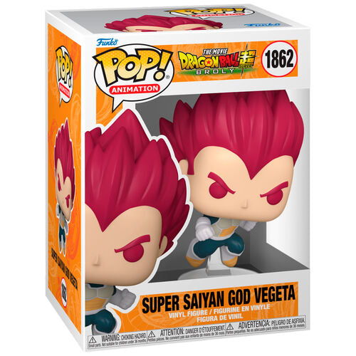 Figura POP Dragon Ball Super Broly Super Saiyan God Vegeta   FUNKO