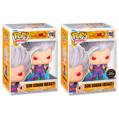 Figura POP Dragon Ball Super Super Hero Gohan Beast + Chase   FUNKO