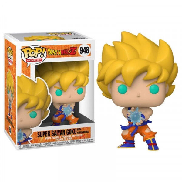 Figura POP Dragon Ball Z Super Saiyan Goku Kamehameha Wave   FUNKO