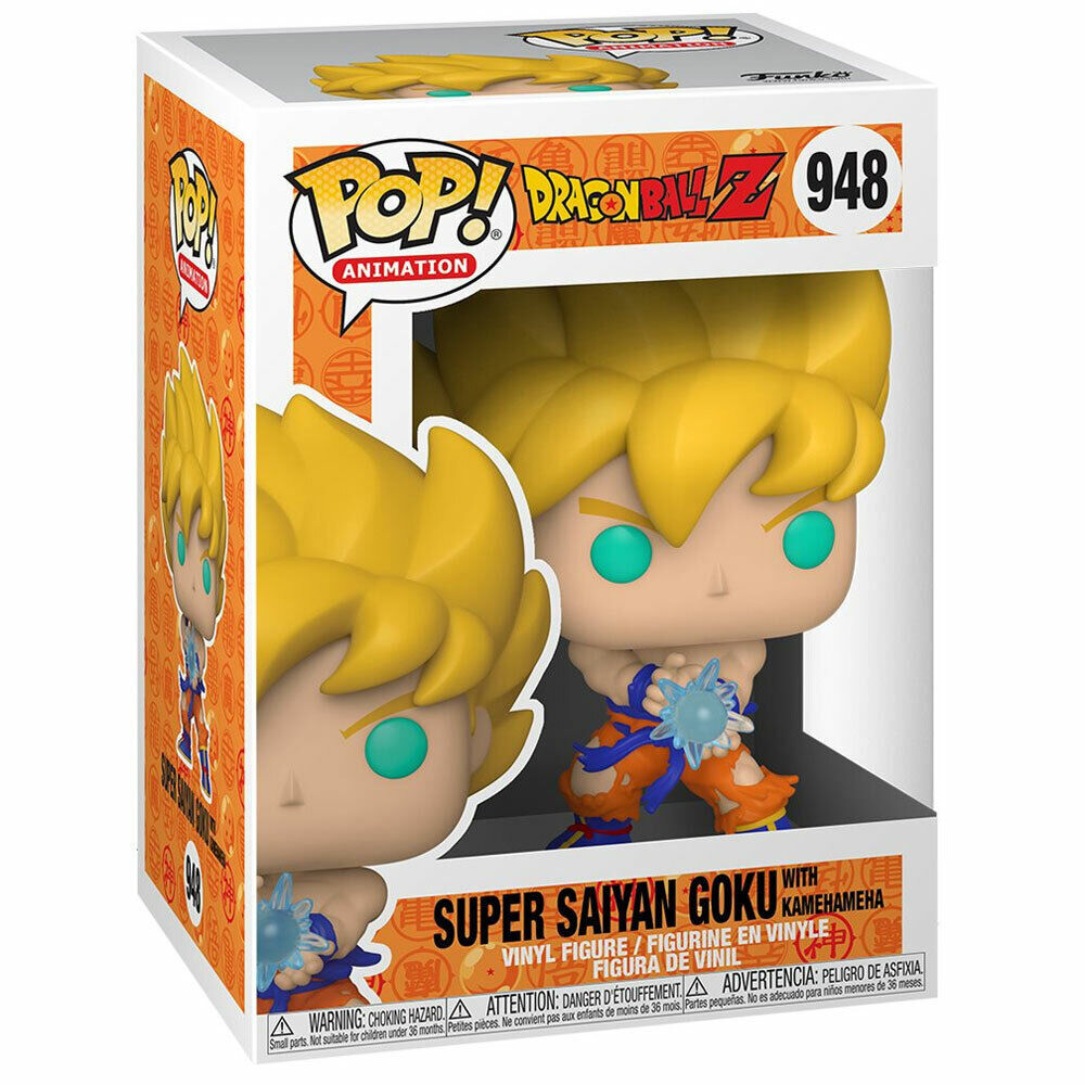 Figura POP Dragon Ball Z Super Saiyan Goku Kamehameha Wave   FUNKO