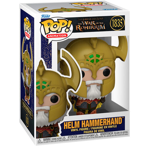 Figura POP El Señor de los Anillos La Guerra de los Rohirrim Helm Hammerhand   FUNKO