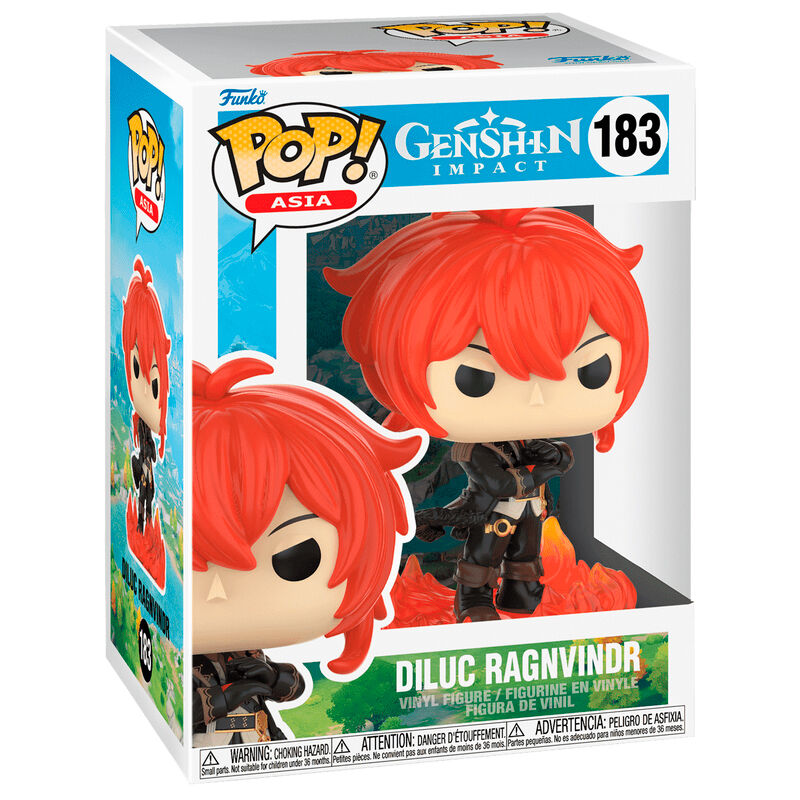 Figura POP Genshin Impact 2 Diluc Ragnvindr   FUNKO