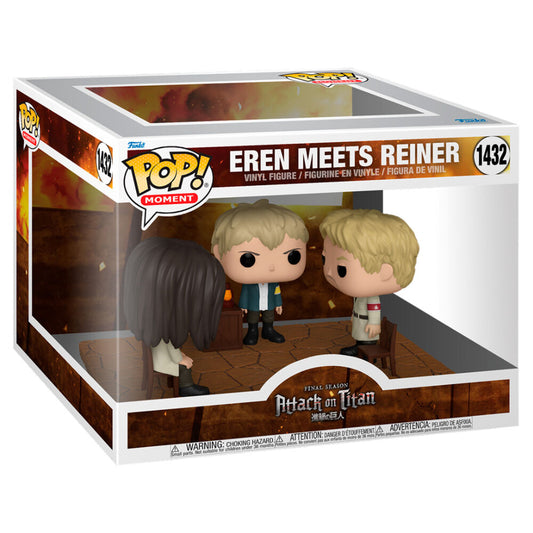 Figura POP Moment Attack on Titan Eren Meets Reiner  