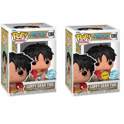 Figura POP One Piece Luffy Gear Two + Chase Exclusive   FUNKO