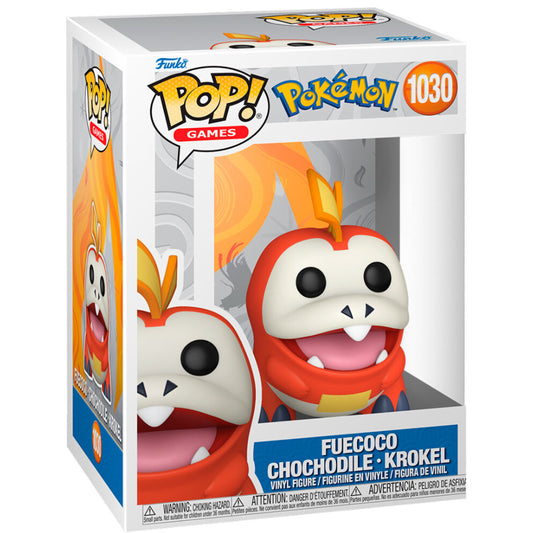 Figura POP Pokemon Fuecoco Chochodile Krokel  
