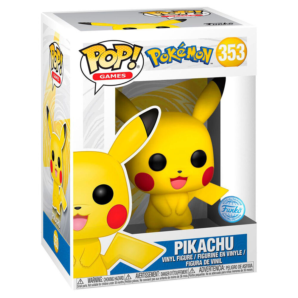 Figura POP Pokemon Pikachu Exclusive   FUNKO