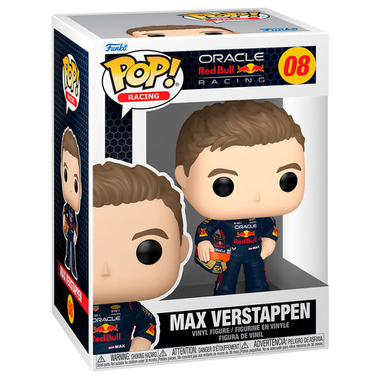 Figura POP Racing Max Verstappen   FUNKO
