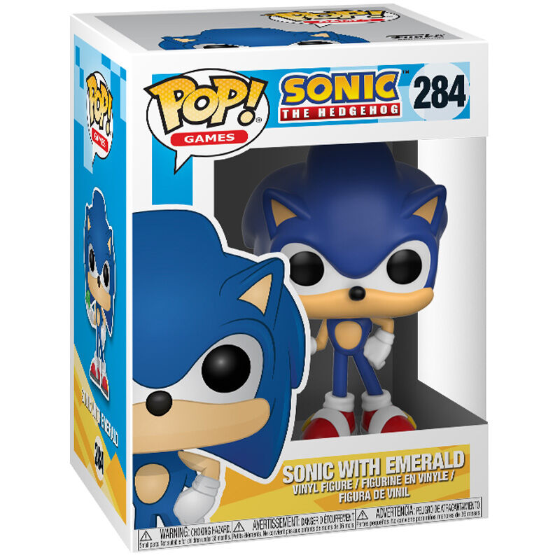 Figura POP Sonic with Emerald   FUNKO