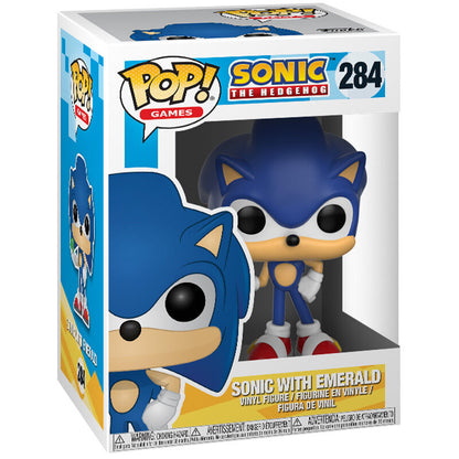 Figura POP Sonic with Emerald   FUNKO