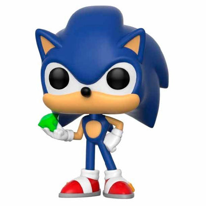 Figura POP Sonic with Emerald   FUNKO