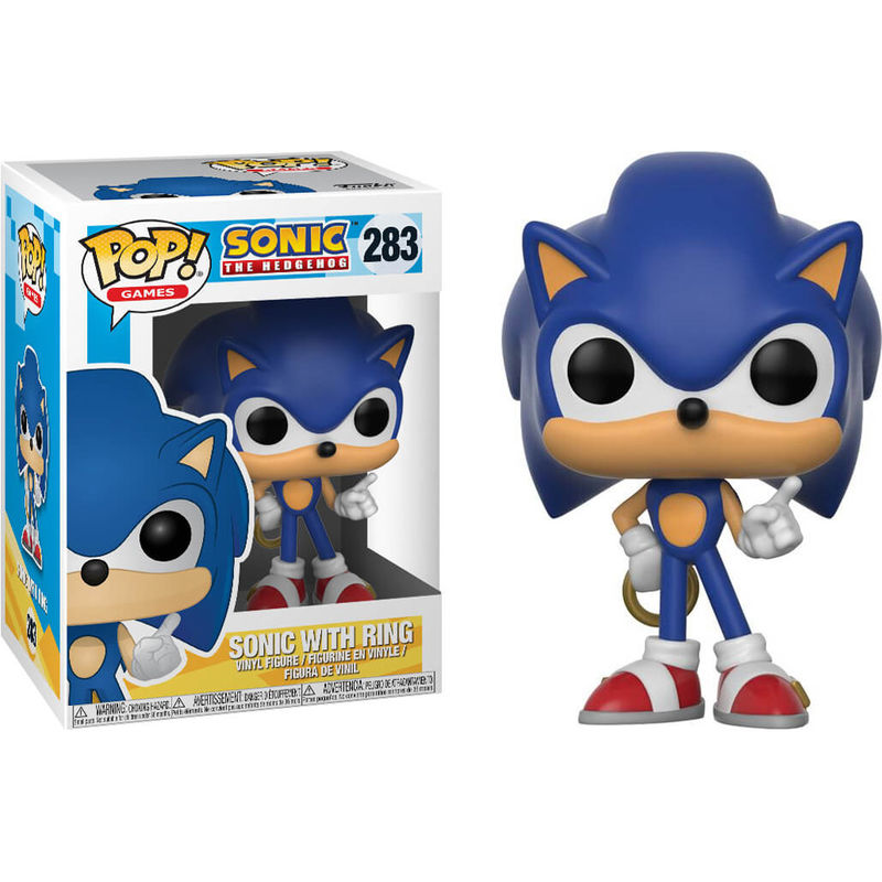 Figura POP Sonic with Ring   FUNKO