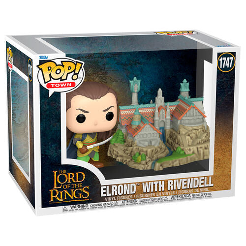 Figura POP Town El Señor de los Anillos Lord Elrond with Rivendell   FUNKO