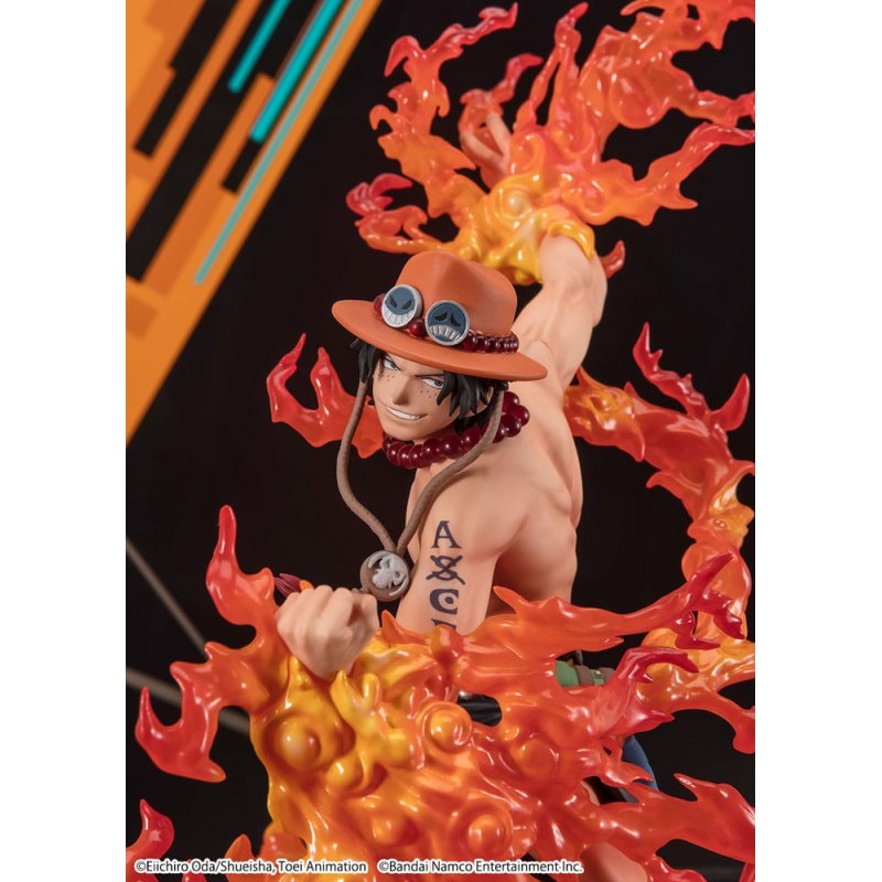 Figura PORTGAS D. ACE ONE PIECE BOUNTY RUSH FIGUARTS ZERO   TAMASHII NATIONS