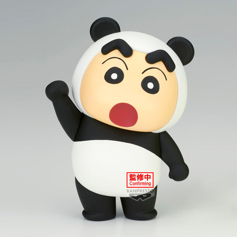 Figura Panda Shinnosuke Cosplay Crayon Shinchan 11cm   BANPRESTO