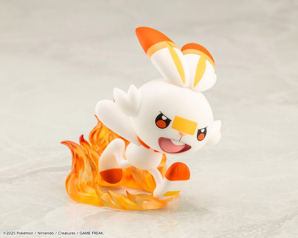 Figura Pokémon Estatua ARTFXJ PVC 1/8 Victor & Scorbunny 21 cm   Kotobukiya
