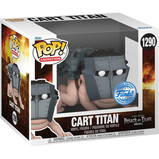 Figura Pop Super Attack On Titan Cart Titan Exclusive  