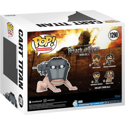 Figura Pop Super Attack On Titan Cart Titan Exclusive   FUNKO