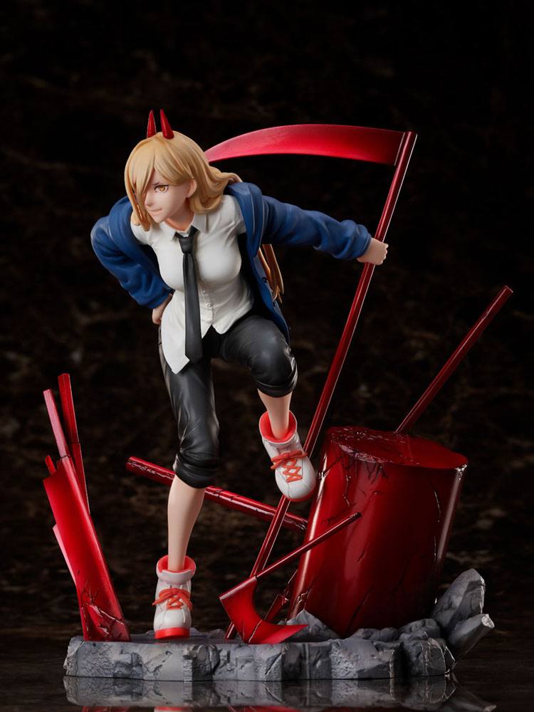 Figura Power Chainsaw Man Estatua PVC 1/7 22 cm   FURYU