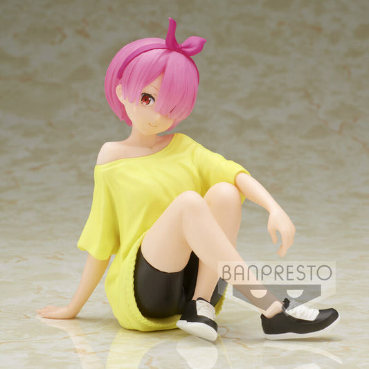 Figura Ram Training Syle Relax Time Re:Zero Starting Life in Another World 14cm  
