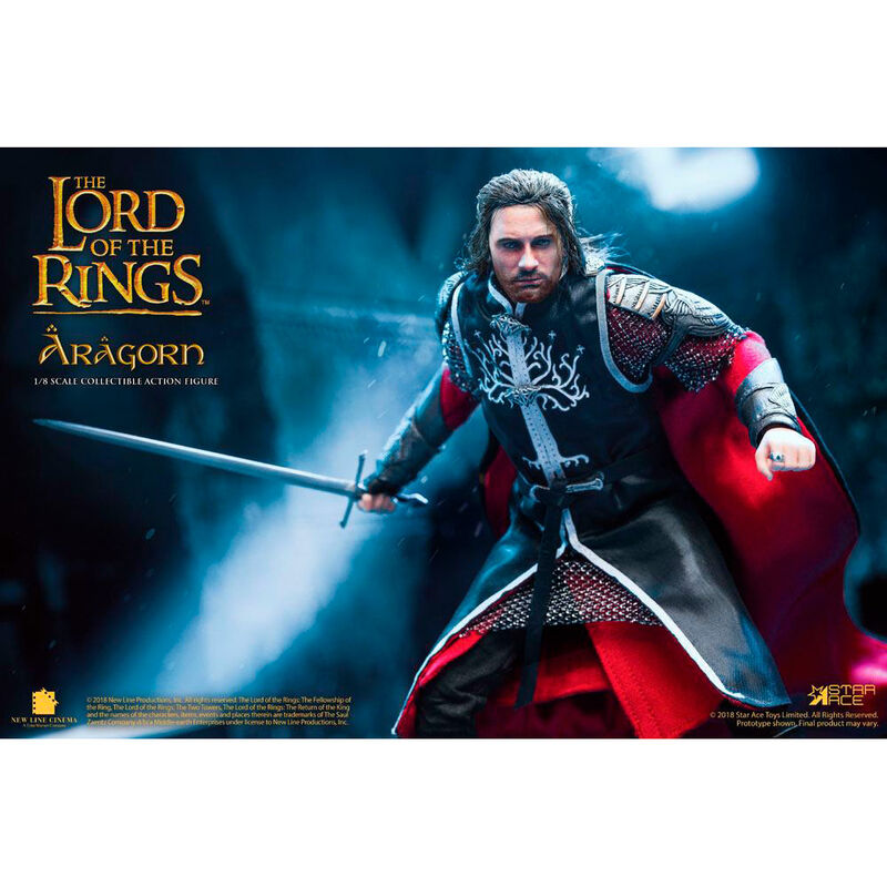Figura Real Master Aragorn El Señor de los Anillos 23cm   STAR ACE