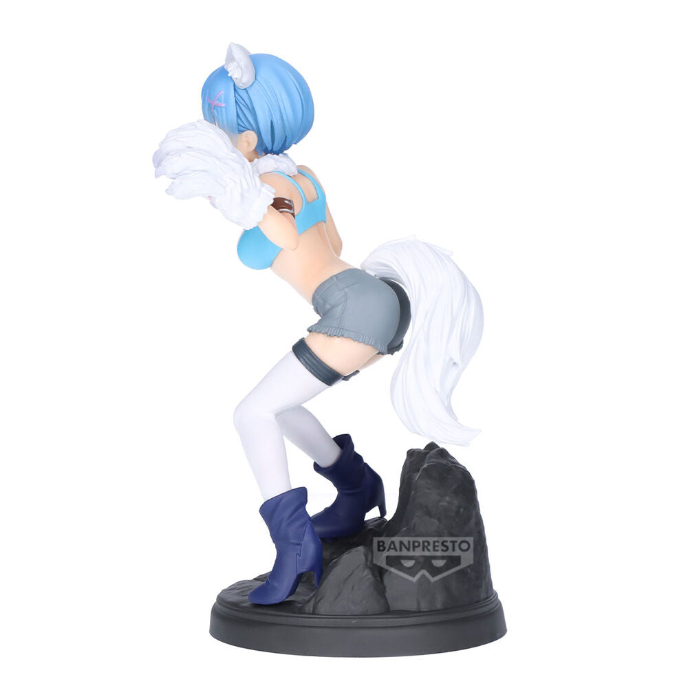Figura Rem Monsters Motions Re:Zero Starting Life in Another World 22cm   BANPRESTO