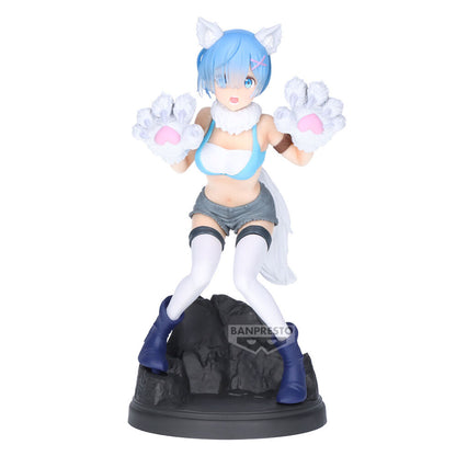 Figura Rem Monsters Motions Re:Zero Starting Life in Another World 22cm   BANPRESTO