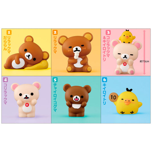 Figura Rilakkuma Friends 5cm surtido  