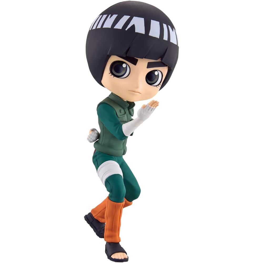 Figura Rock Lee Naruto Shippuden Q posket 14cm   BANPRESTO