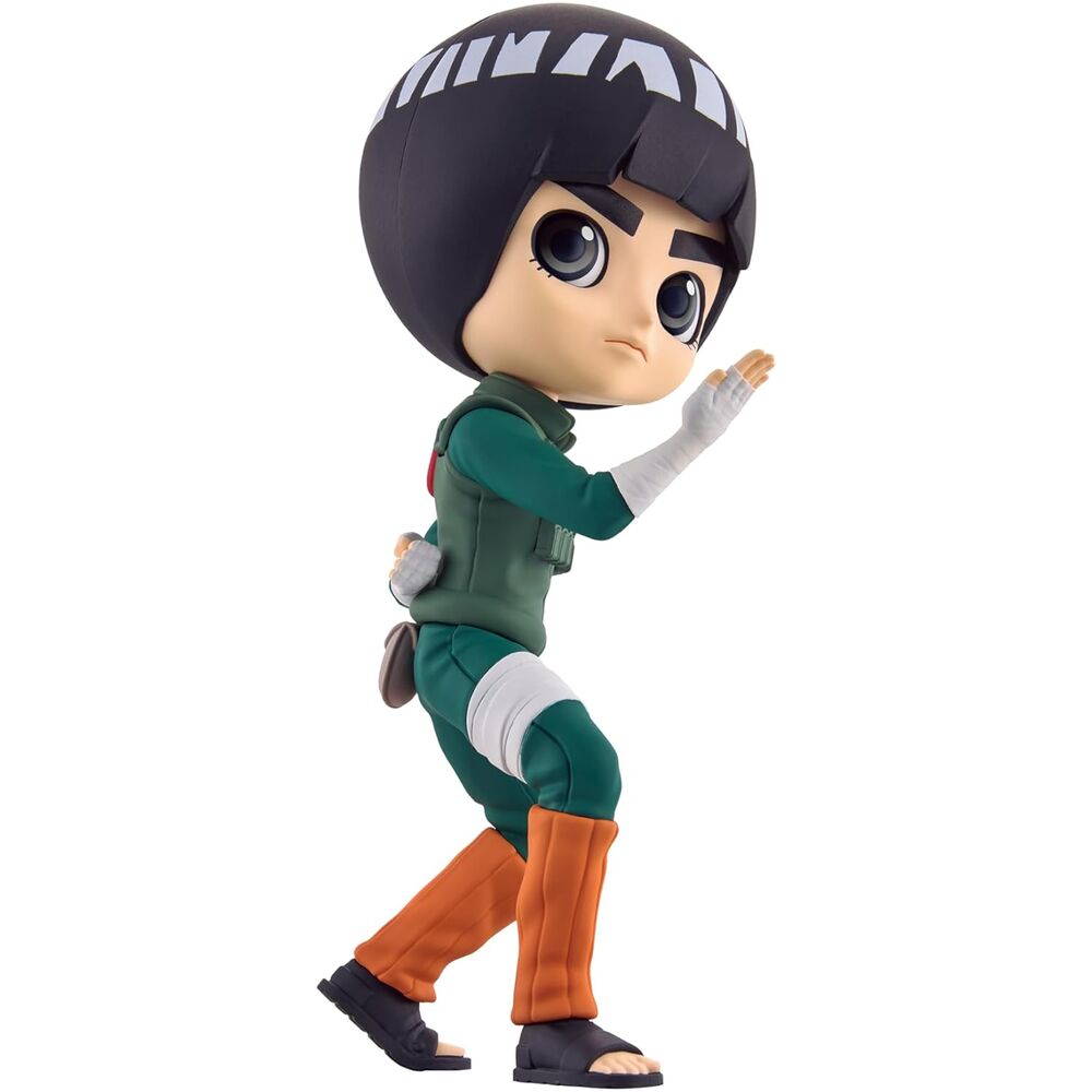 Figura Rock Lee Naruto Shippuden Q posket 14cm   BANPRESTO