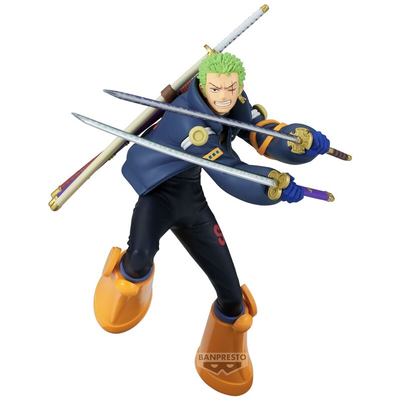 Figura Roronoa Zoro Battle Record Collection One Piece 16cm   BANPRESTO
