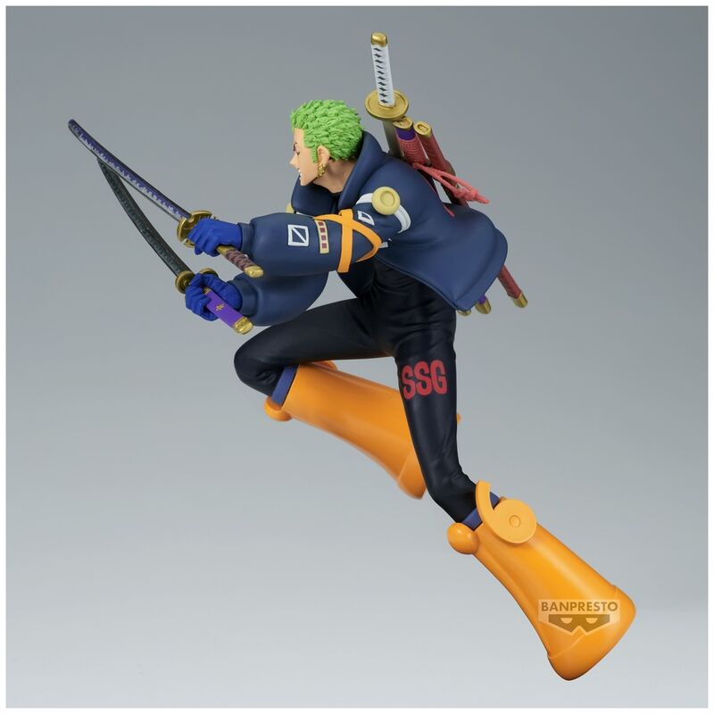 Figura Roronoa Zoro Battle Record Collection One Piece 16cm   BANPRESTO