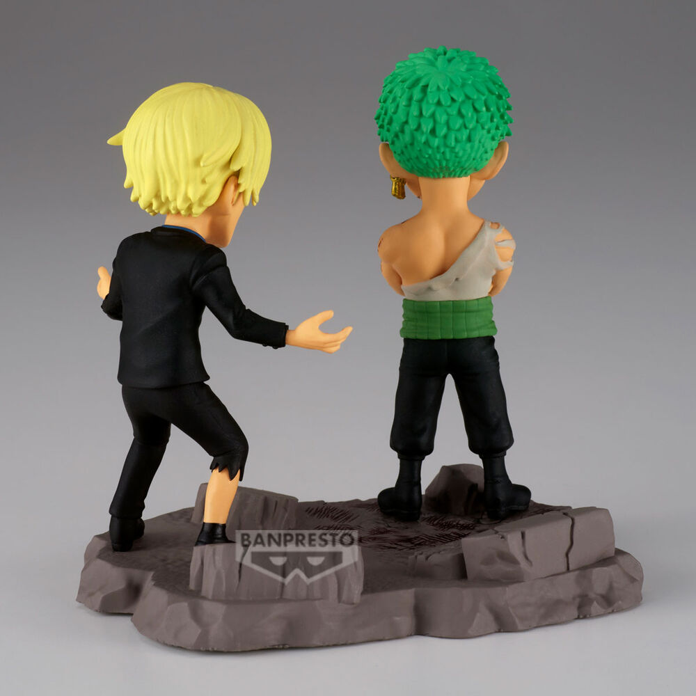 Figura Roronoa Zoro & Sanji One Piece 8cm  