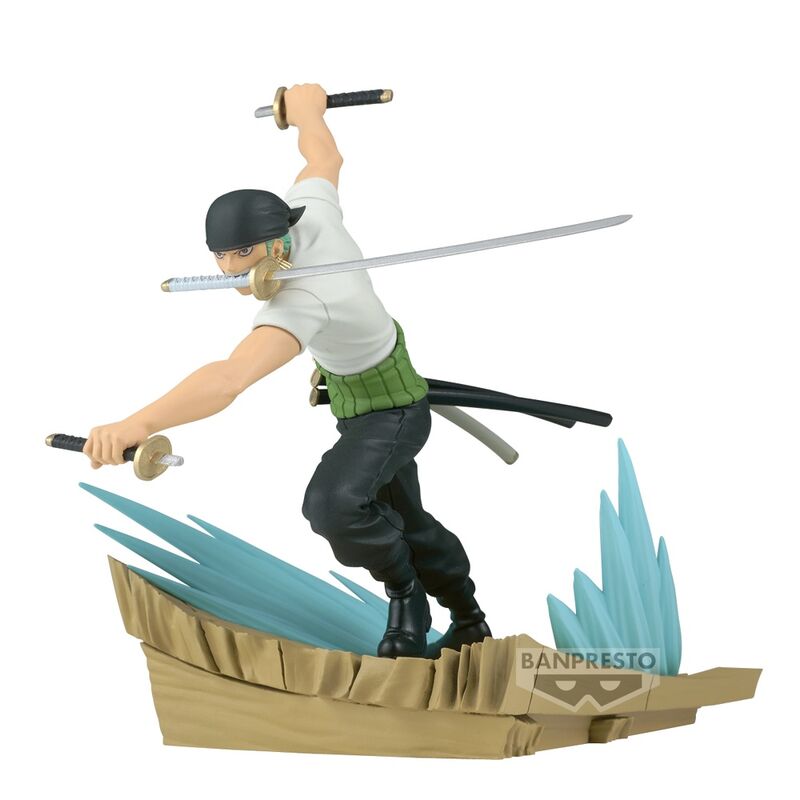 Figura Roronoa Zoro Senkozekkei One Piece 11cm   BANPRESTO
