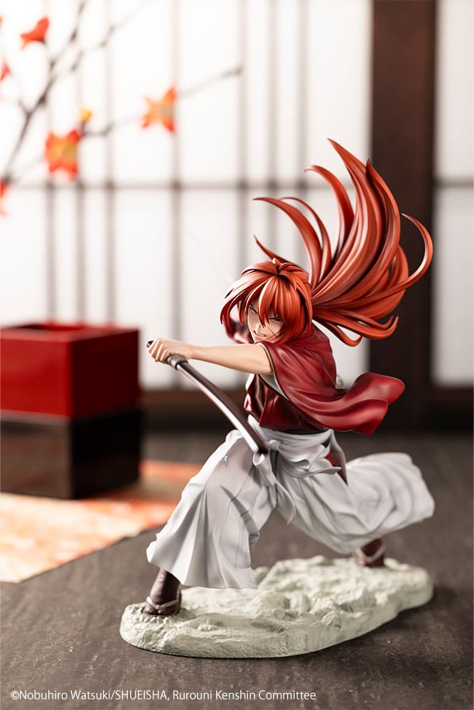 Figura Rurouni Kenshin Estatua ARTFXJ PVC 1/8 Kenshin Himura 20 cm  