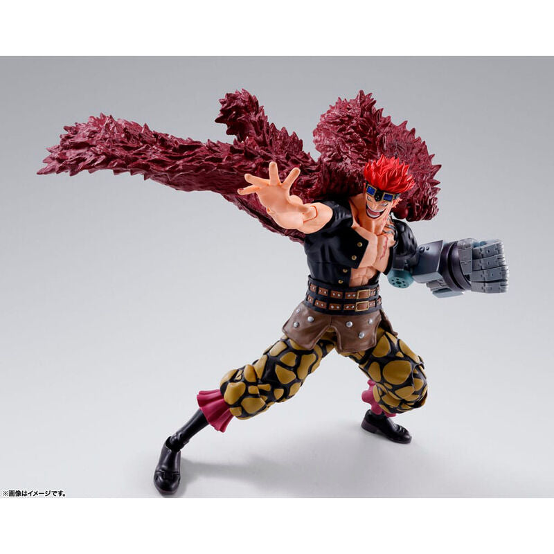 Figura S.H Figuarts Eustass Kids the Raid on Onigashima One Piece 18cm   TAMASHII NATIONS