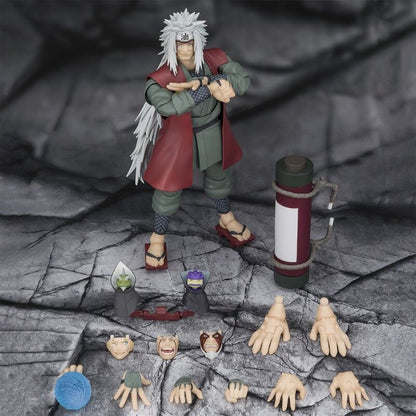 Figura S.H. Figuarts Jiraiya Hidden Leaf Heroic Master Sage Mode Naruto Shippuden 17cm   TAMASHII NATIONS