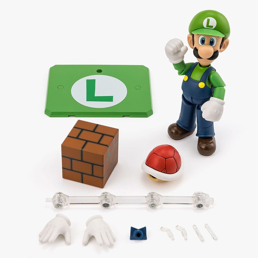 Figura S.H. Figuarts Luigi Super Mario Bros 10cm   TAMASHII NATIONS